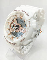 Часы женские спортивные водостойкие SKMEI 1688 (Скмей), цвет белый ( код: IBW517O )