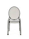 Стілець REMY-DECOR Victoria Ghost ELIZABETH chairs димчастий полікарбонат для дому, кафе, фото 3