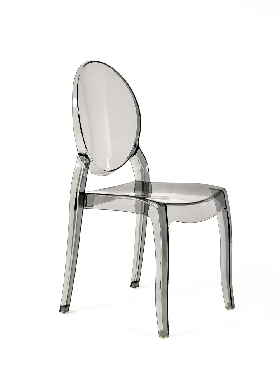 Стілець REMY-DECOR Victoria Ghost ELIZABETH chairs димчастий полікарбонат для дому, кафе