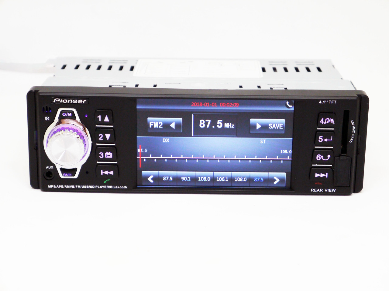 Автомагнітола 4204 ISO — екран 4,1" + DIVX + MP3 + USB + SD — RGB-підсвітка, фото 1