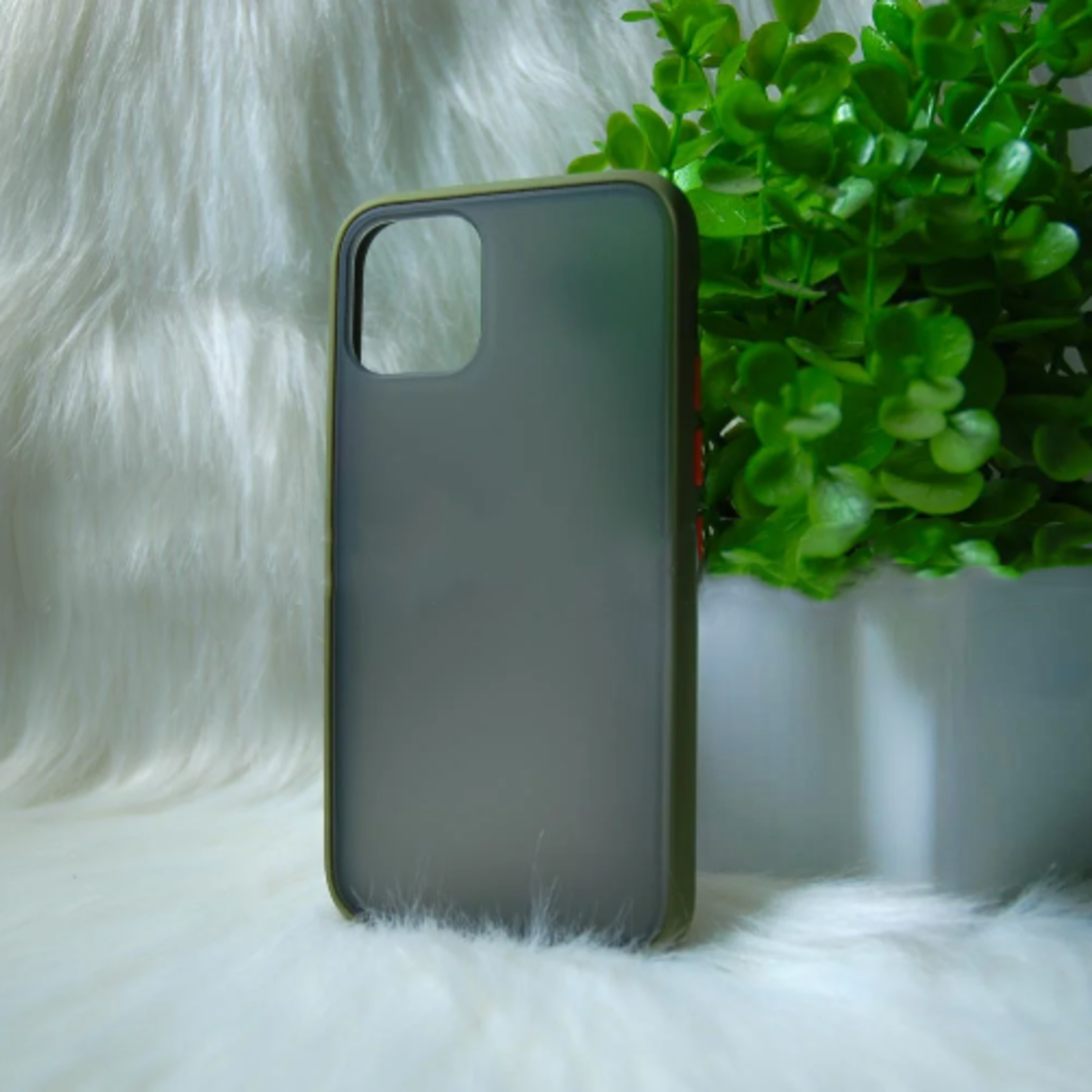 Чохол Iphone 11 Pro "Shadow matte" Зелено-помаранчевий (green-orange)