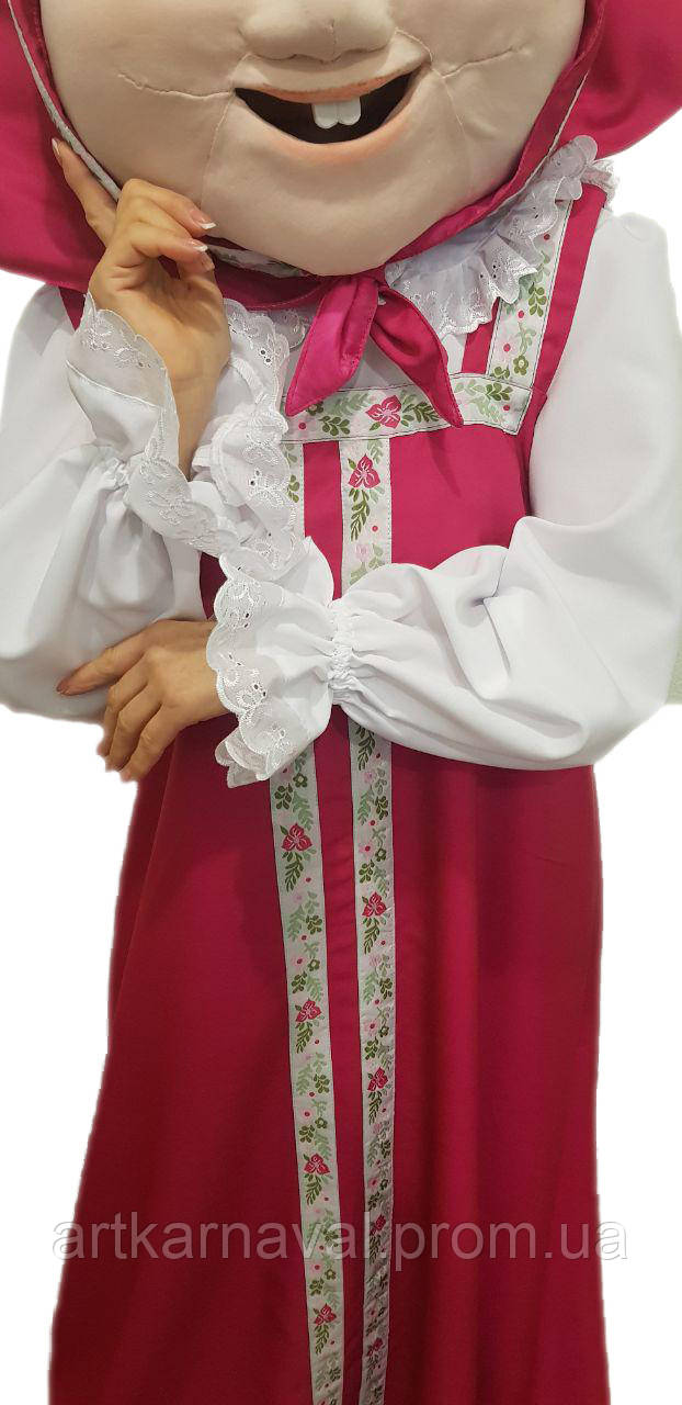 Ростовой костюм "Маша", пошив ростовых костюмов под заказ - фото 3 - id-p1280181312