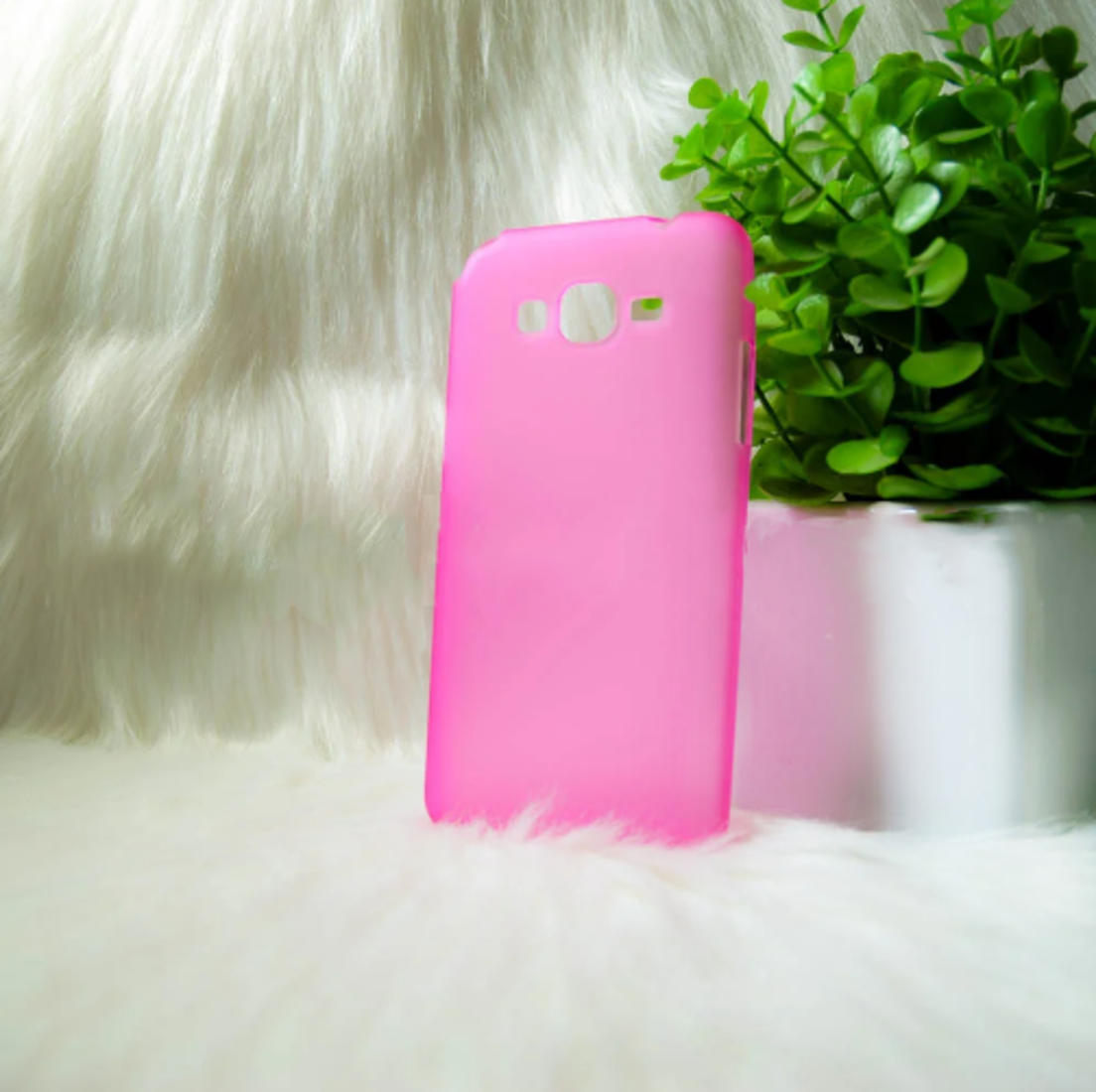 Силіконовий чохол Samsung G530 "Cool Black" Рожевий (pink)