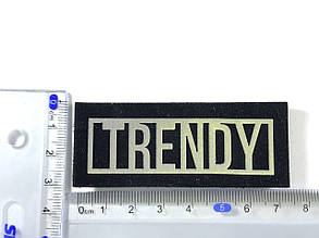 Нашивка Trendy 75х30 мм, фото 2