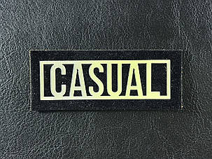Нашивка Casual 75х30 мм, фото 1