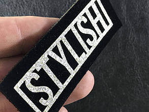 Нашивка Stylish блискітки 75х30 мм, фото 3