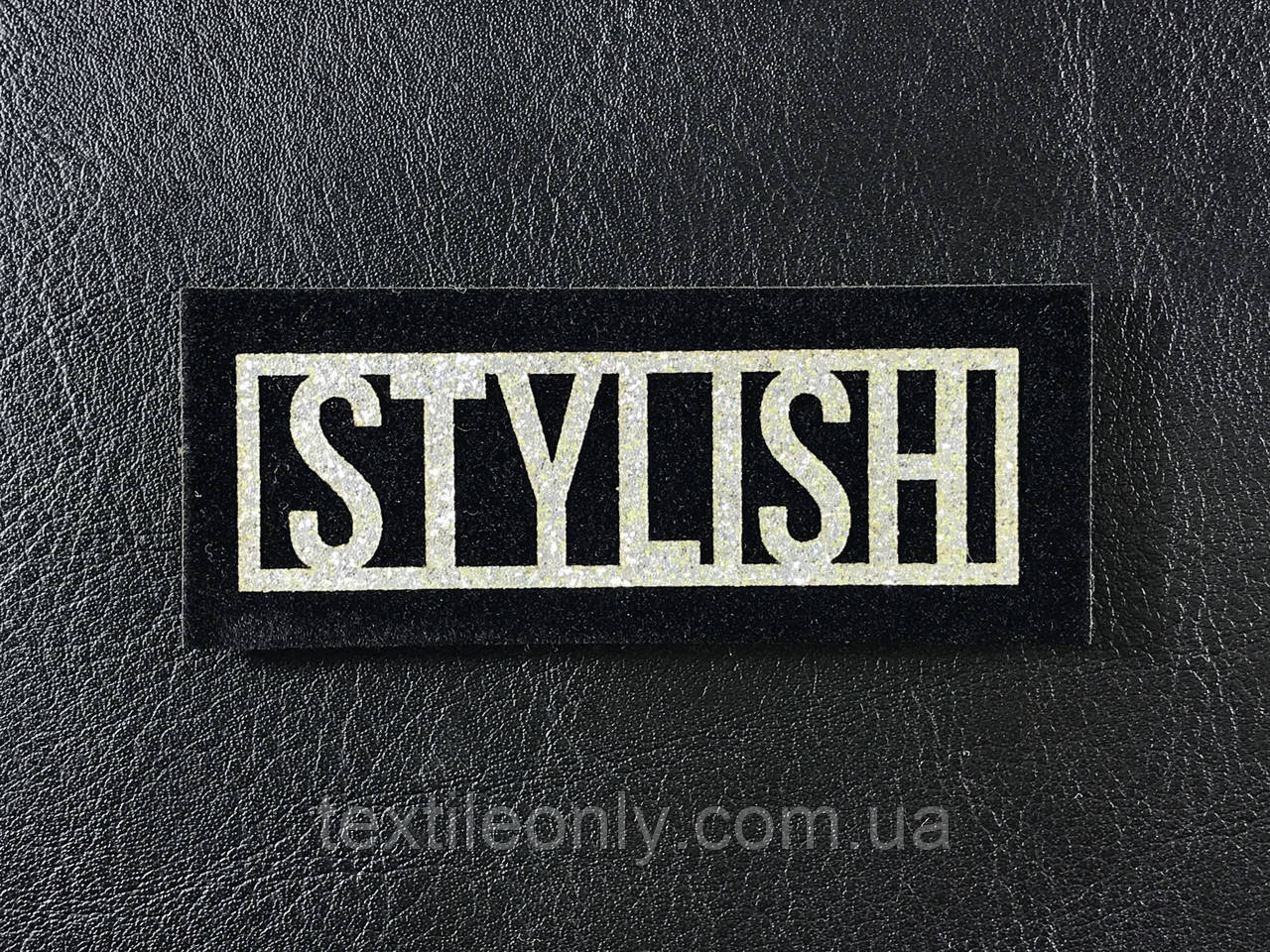 Нашивка Stylish блискітки 75х30 мм