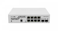 Комутатор MikroTik CSS610-8G-2S+IN (8x1G, 2xSFP+, SwOS) (код 1165944)