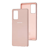 Чехол Silicone Case Full для Samsung Note 20 (N980) Pink Sand