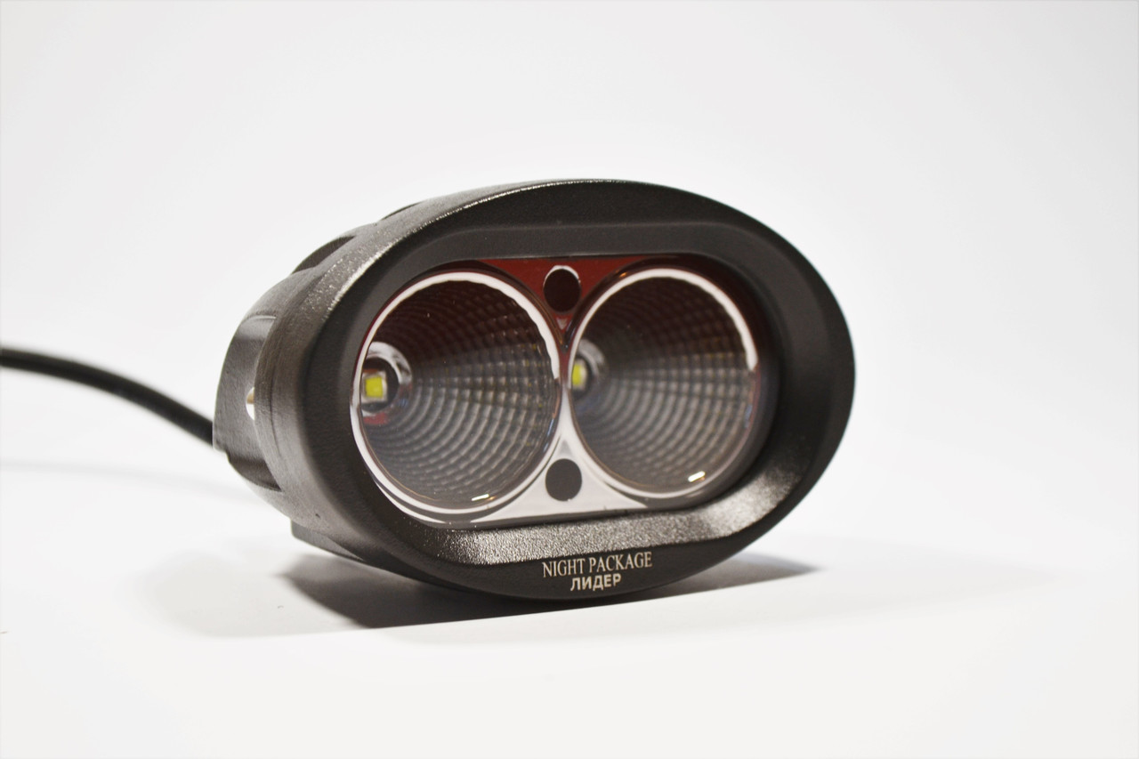 Додаткова світлодіодна LED фара 20Вт кругла, фото 1