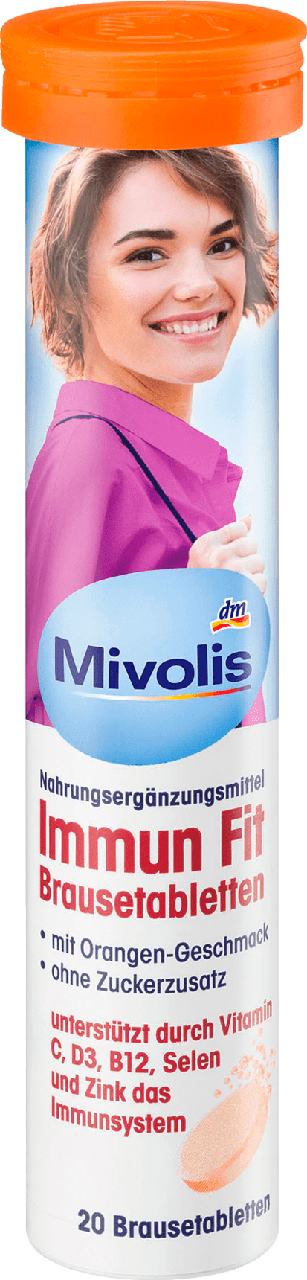 Шипучі вітаміни Mivolis Immun Fit, 20 шт.