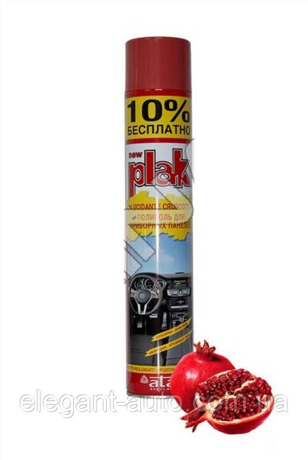 Поліроль торпеди спрей 750ml "Plak" Гранат