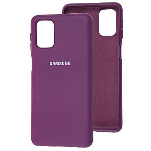 Чохол Silicone Case full для Samsung M317 (M31s) Grape