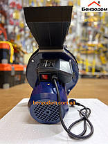 Кормоподрібнювач ДТЗ КР-02T (мідна обмотка, 2.5 кВт, 240 кг/годину, 6л) зерно+качани кукурудзи, фото 3