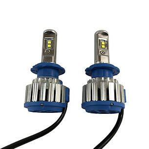 Світлодіодні LED лед лампи TURBOLED T1 цоколь H7, світло 6000К, з обманкою CANBUS, фото 3