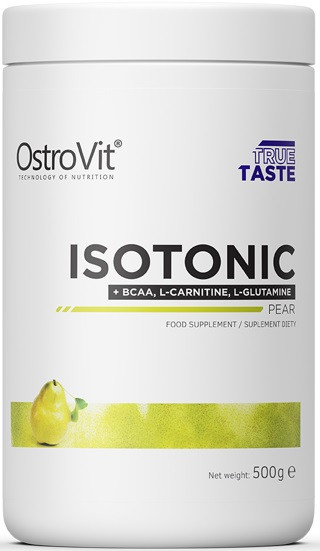 Ізотонік OstroVit — Isotonic (500 грамів) pear/груша, Пластикова банка, Порошок