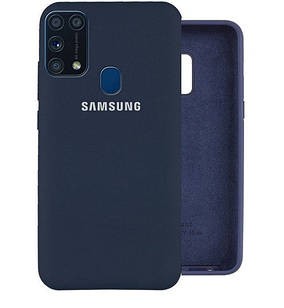Чохол Silicone Case full для Samsung M317 (M31s) Navy Blue