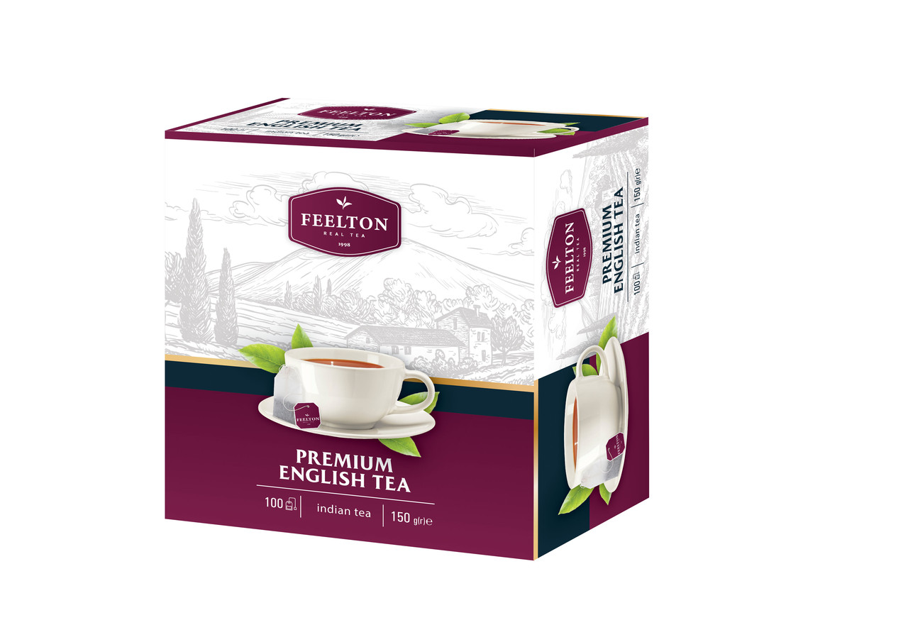 Чай FEELTON "Premium English Tea"  чорний ф/п 100*1,5г з/я