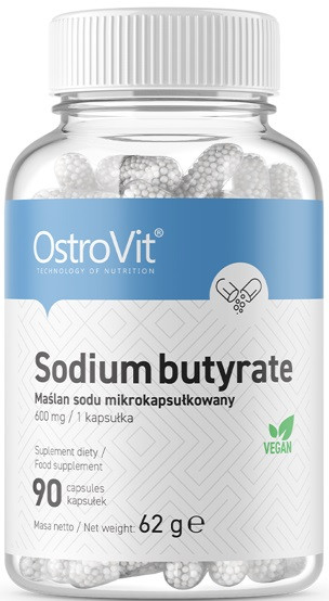 Підтримка роботи кишечника OstroVit — Sodium Butyrate (90 капсул)
