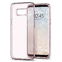 Чохол Spigen для Samsung S8 Liquid Crystal Glitter, Rose Quartz