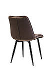 Стілець N-46 коричневий Vetro Mebel, вельвет + фарбований метал, фото 2