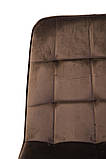 Стілець N-46 коричневий Vetro Mebel, вельвет + фарбований метал, фото 8