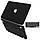 Чехол HardShell MacBook PRO 13 2016/2017/2018, MATTE BLACK, фото 4