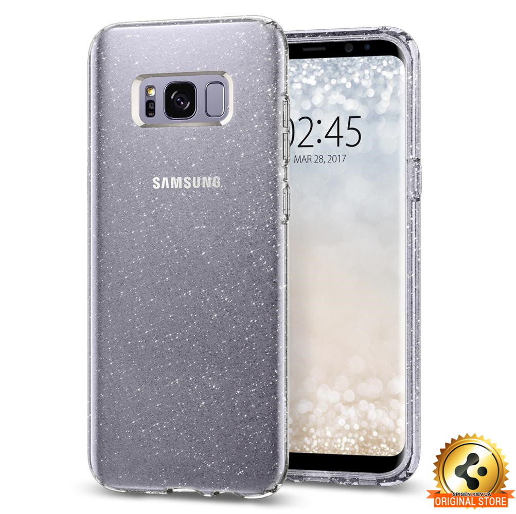 Чохол Spigen для Samsung S8 Liquid Crystal Glitter, Crystal Quartz