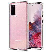 Чохол Spigen для Samsung Galaxy S20 Liquid Crystal Glitter, Crystal Quartz (ACS00995)