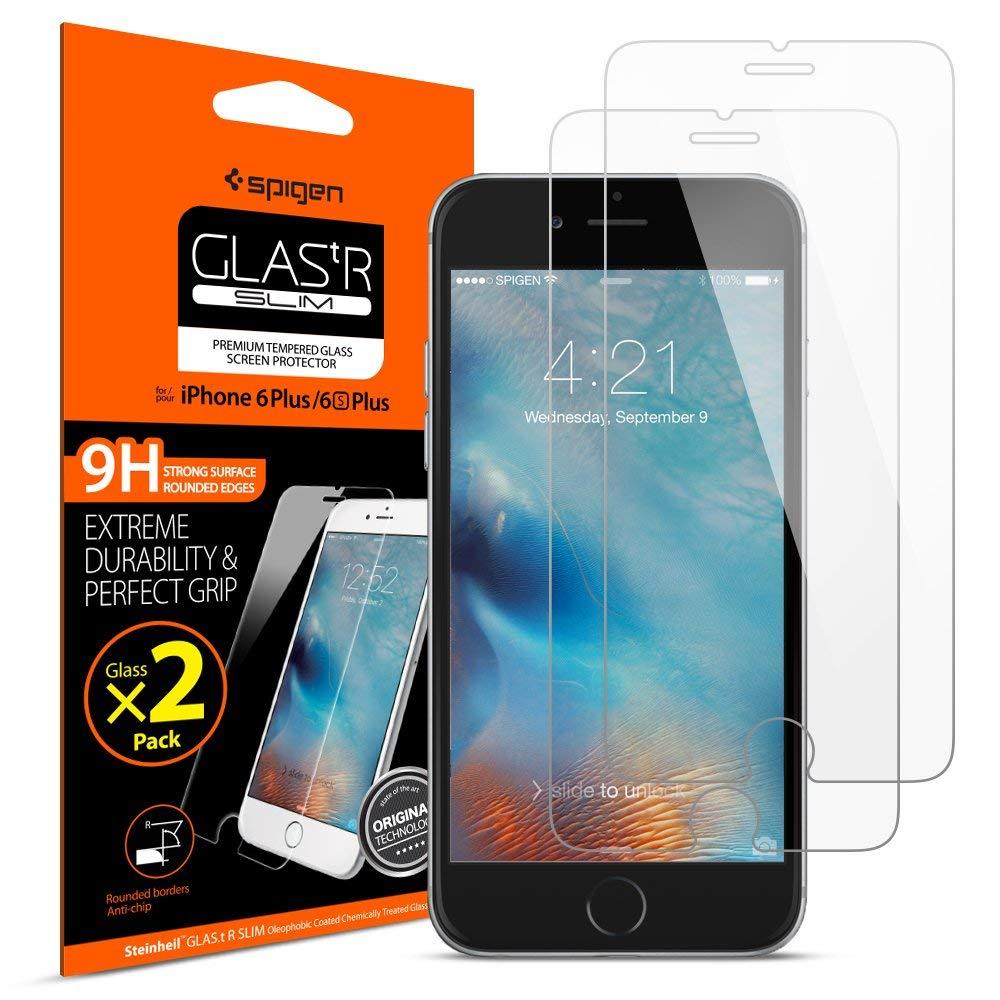 Захисне скло Spigen для iPhone 6S Plus/6 Plus (013GL20146)
