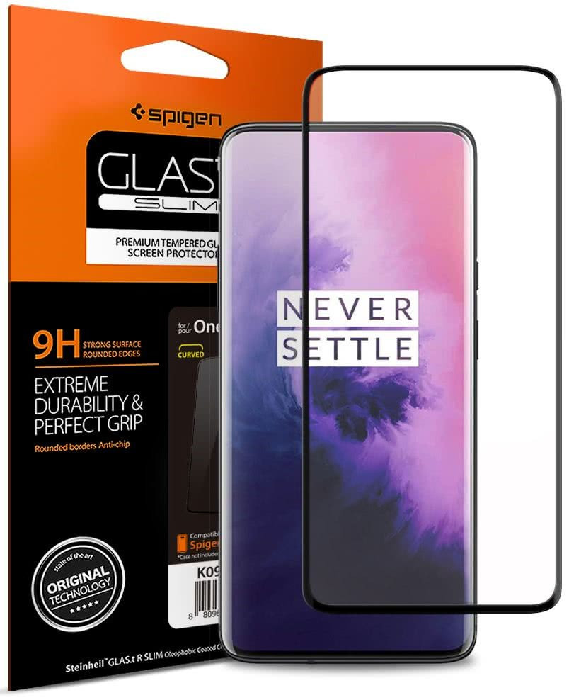 Захисне скло Spigen для OnePlus 7 Pro GLAS.tR SLIM, Black (K09GL26502)