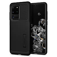Чохол Spigen для Samsung Galaxy S20 Ultra Slim Armor, Black (ACS00636)