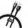 Кабель Baseus halo data Series MicroUSB 0.25m, Black (CAMGH-D01), фото 3