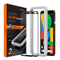 Захисне скло Spigen для Google Pixel 4 XL (2019) Glas.tR AlignMaster (2 шт.), Black (AGL00481)