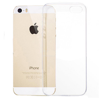 Чохол Ou Case для iPhone SE/5S/5 Unique Skid Silicone, Transparent