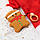 Чохол для AirPods 2/1 series, Christmas Cookie 3D, силіконовий, фото 2