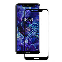 Захисне скло Lion для Nokia 5.1 Plus 3D Perfect Protection Full Glue, Black