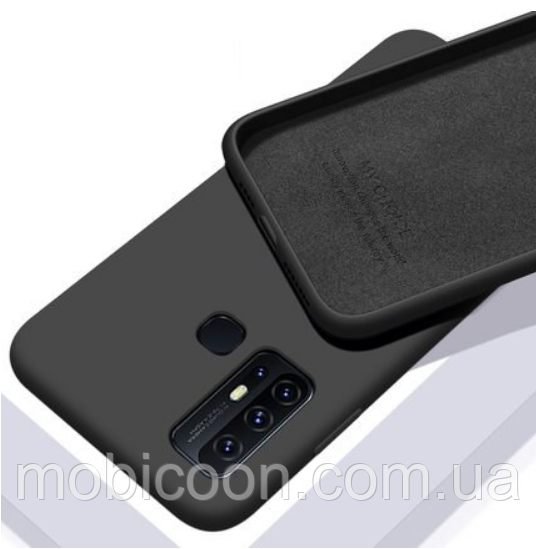 Чохол Silicone Case Full для Huawei P Smart 2020 Black, фото 1