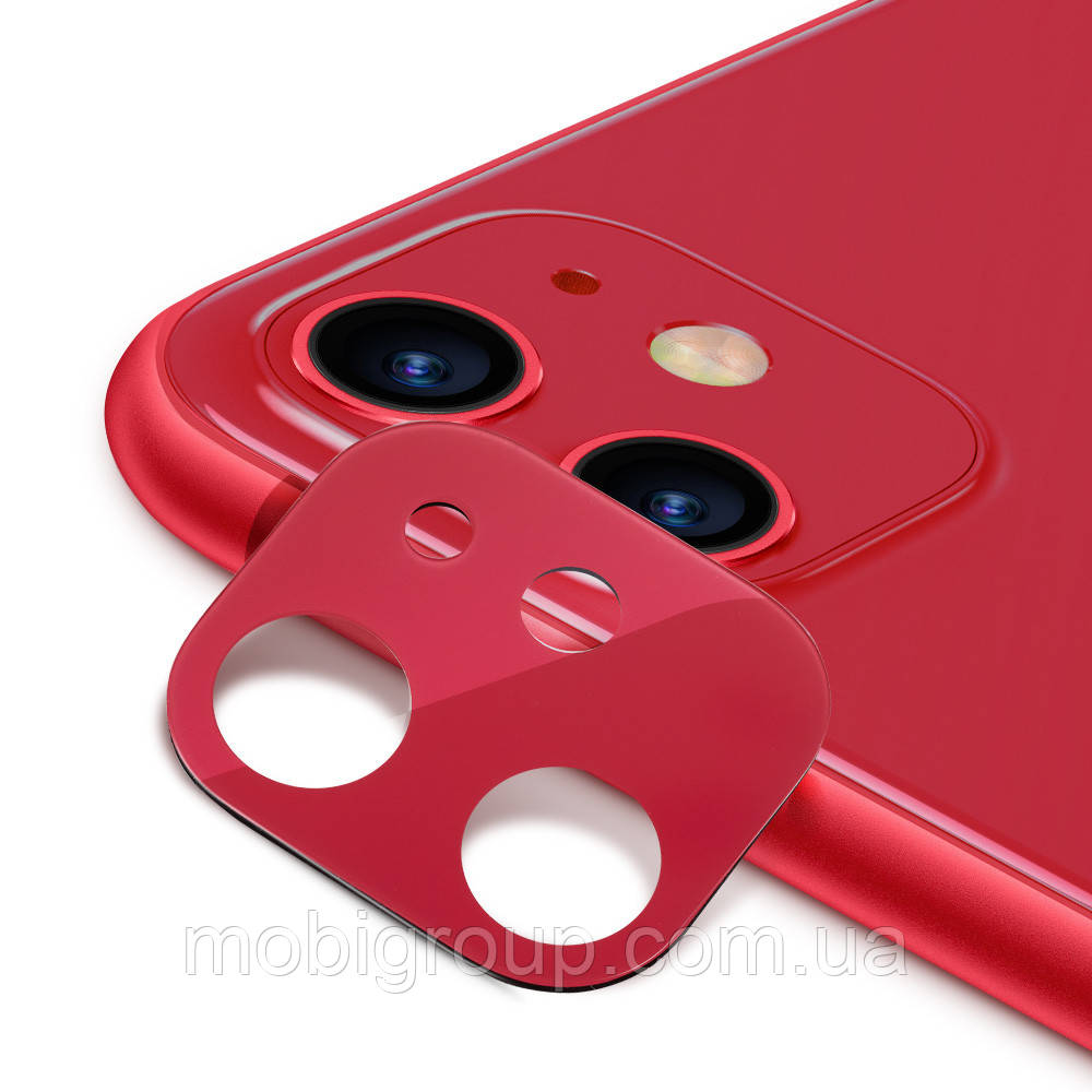Захисне скло для камери ESR для iPhone 11 Fullcover Camera Glass Film, Red (3C03195200601)
