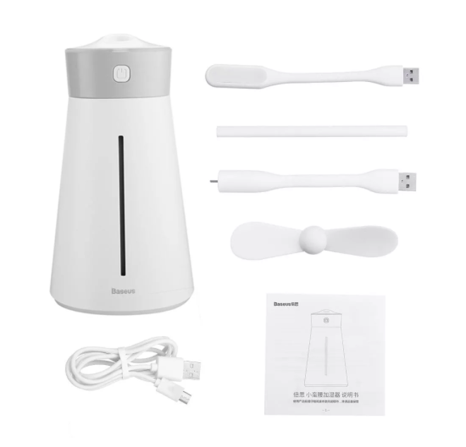 Увлажнитель воздуха Baseus Slim Waist Humidifier (with accessories), White (DHMY-B02)