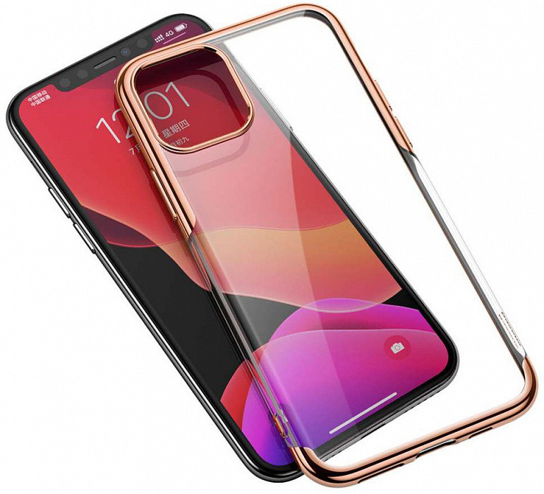 Чохол Baseus для iPhone 11 Pro Shining Case, Rose Gold (ARAPIPH58S-MD0V)