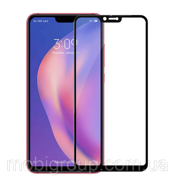 Захисне скло Lion для Xiaomi Mi 8 Lite 3D Perfect Protection Full Glue, Black