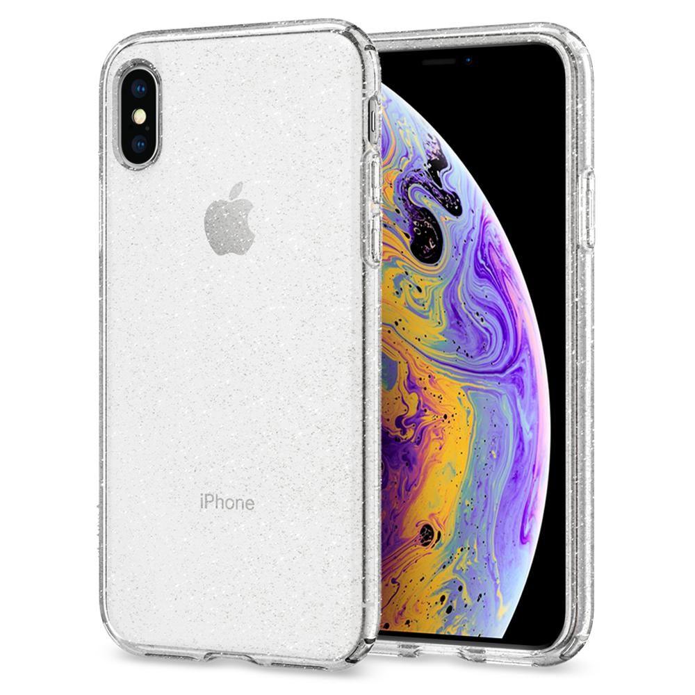 Чохол Spigen для iPhone XS/X Liquid Crystal Glitter Crystal Quartz (063CS25111)