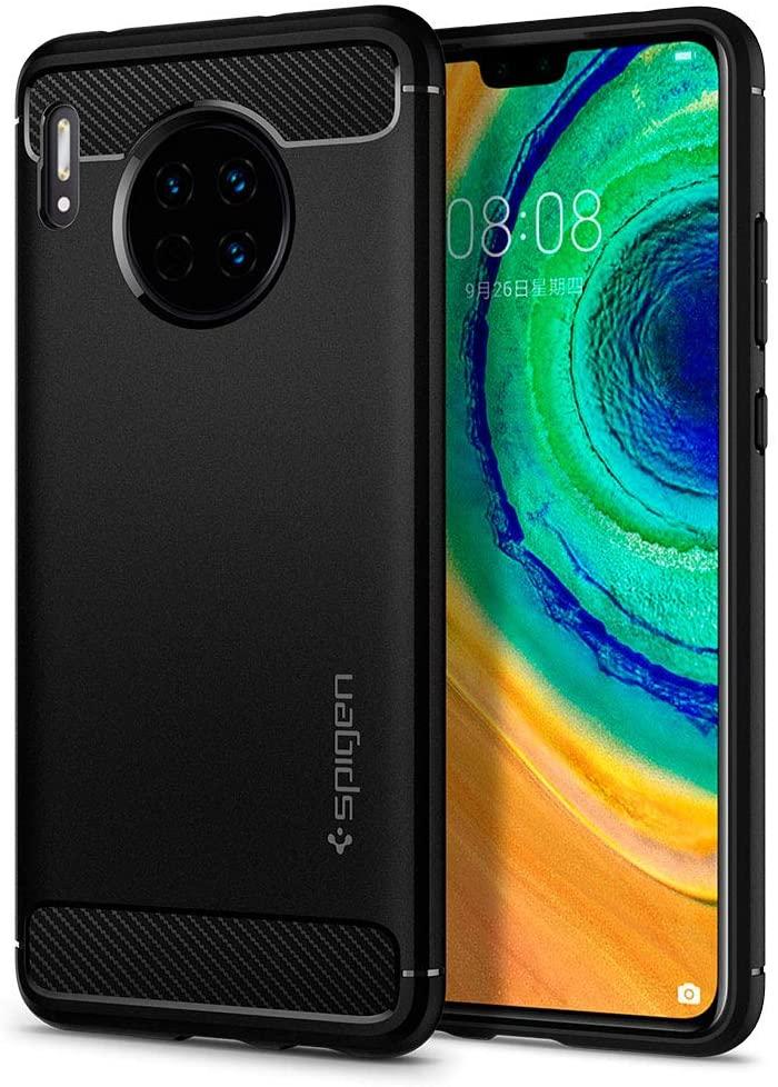 Чохол Spigen для Huawei Mate 30 Rugged Armor, Black (ACS00072), фото 1