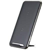 Бездротовий зарядний пристрій Baseus Three-coil Pad, Black (WXHSD-B01)