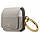 Чохол Spigen для навушників Apple AirPods 2/1 — La Manon Leather, Light Gray (074CS26376), фото 2