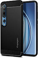 Чехол Spigen для Xiaomi Mi 10/ Mi 10 Pro, Rugged Armor Matte Black (ACS00862)
