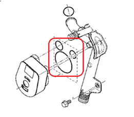 Renault (Франція) 7701475118 — Прокладки теплообмінника оливного фільтра Renault Dokker K9K 1.5dci, фото 4