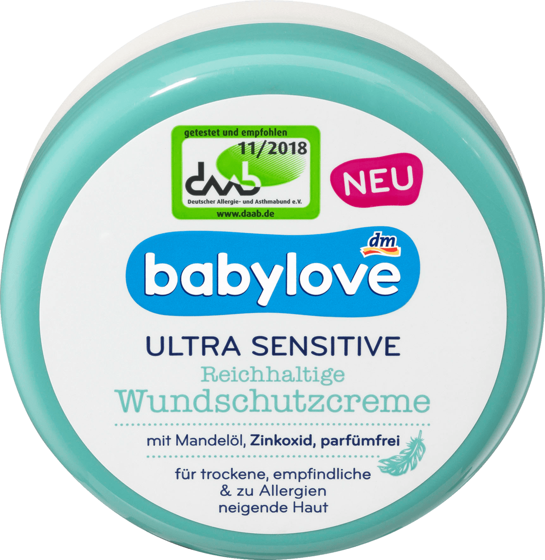 Захисний крем Babylove Ultra Sensitive Wundschutzcreme​, 150 мл, фото 1