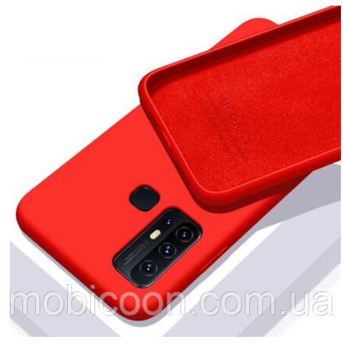 Чохол Silicone Case Full для Huawei P Smart 2020 Red